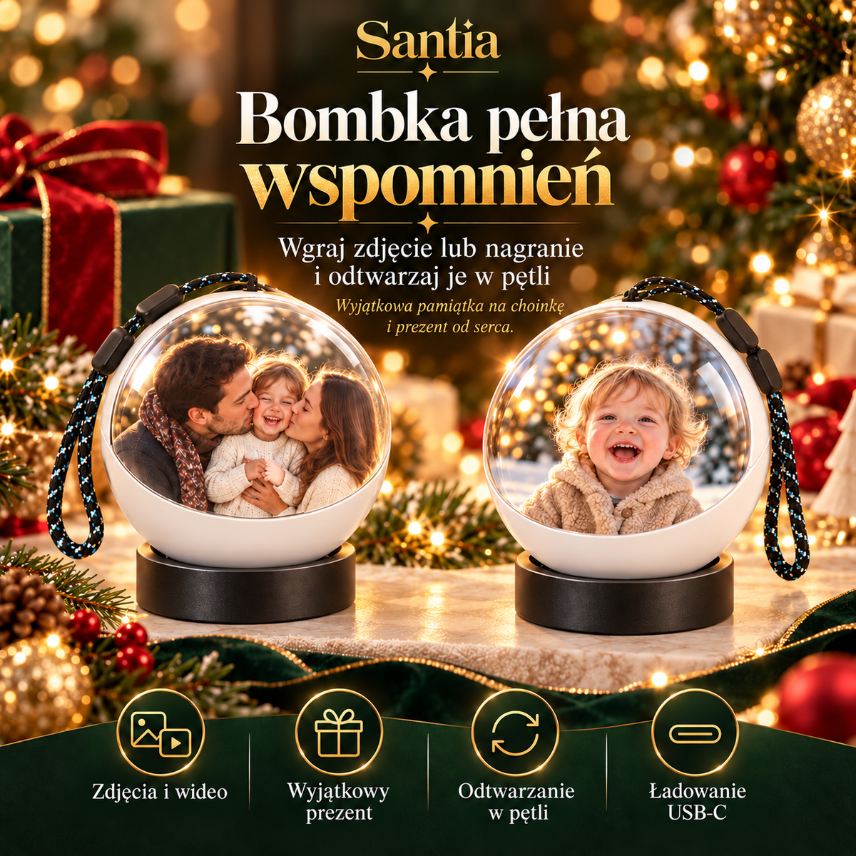 Santia – Bombka, która przechowuje Twoje wspomnienia