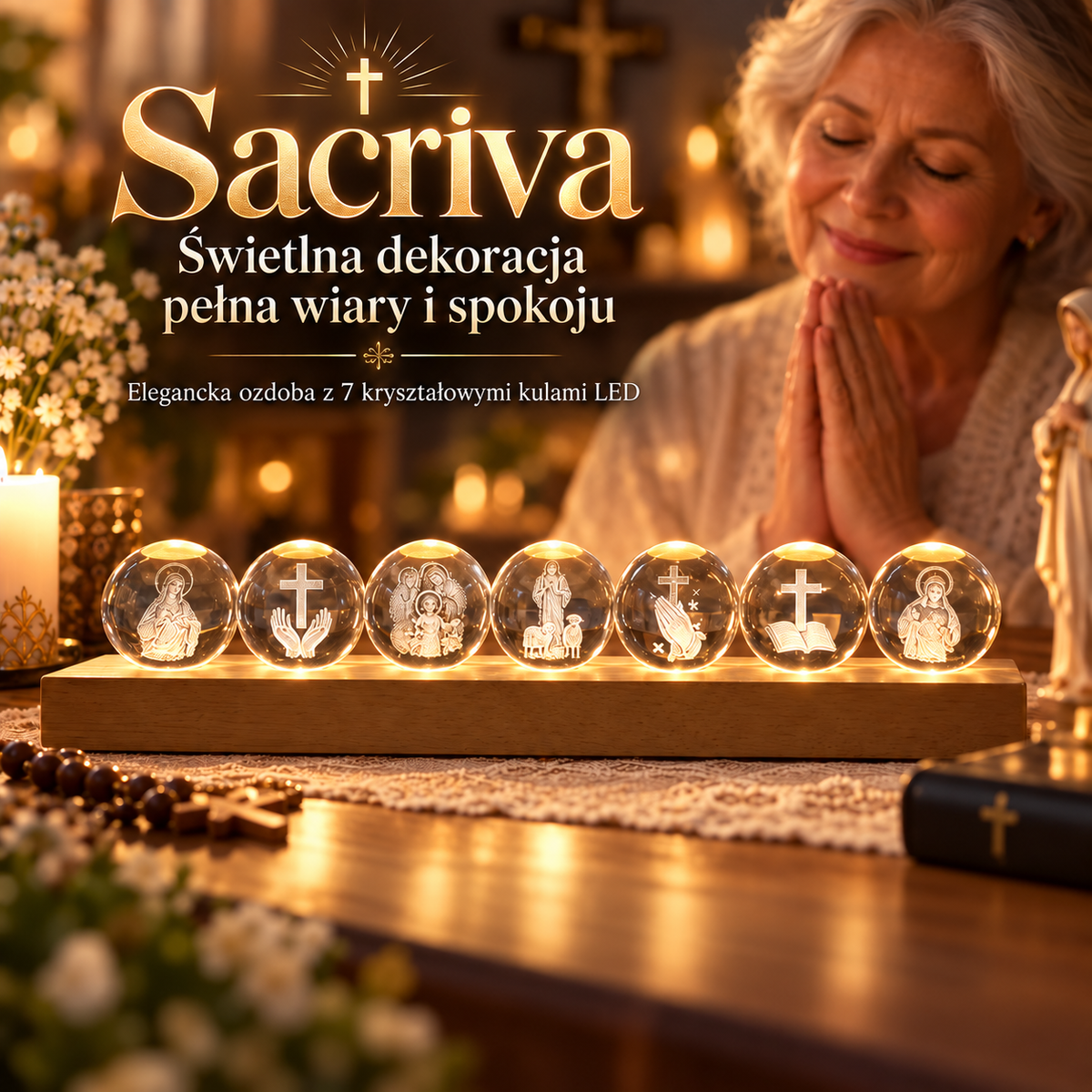 Sacriva – Świetlna Dekoracja 3D, Która Tworzy Wyjątkowy Klimat