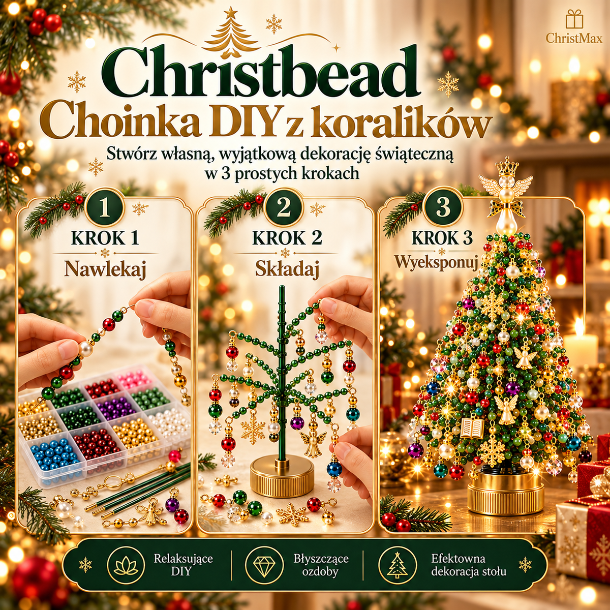 Christbead – Choinka DIY z Koralików, Którą Tworzysz Sam