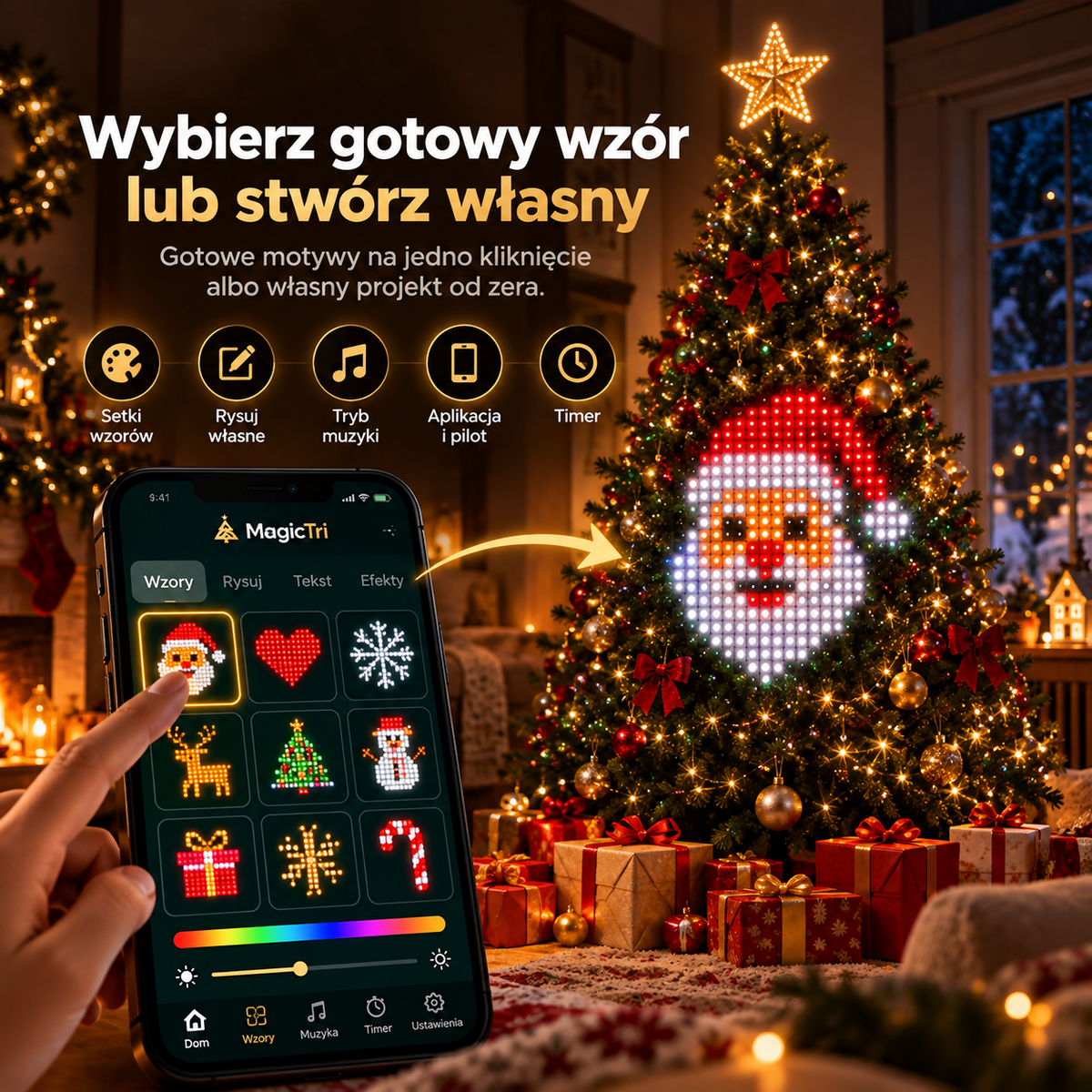 MagicTri – Zamień choinkę w świetlny spektakl